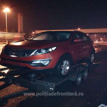 Mașină căutată de autoritățile franceze, găsită la graniță de lucrători ai ITPF Sighetu Marmației