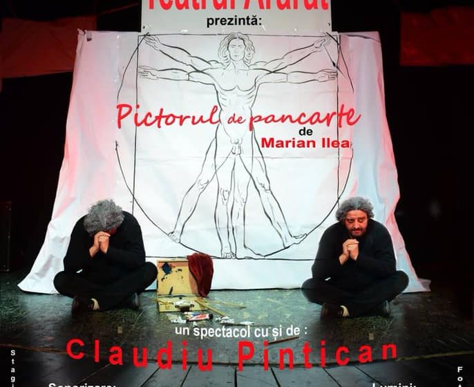 VIDEO | Spectacolul”Pictorul de Pancarte” de Marian Ilea, la Cinematograf ”Mara” din Sighet