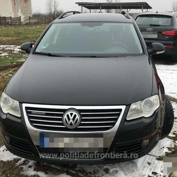 VIDEO | Mașină căutată în Germania, găsită de lucrători ai ITPF Sighet
