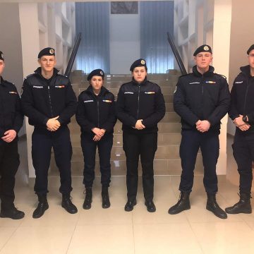 Studenţi în practică la Jandarmeria Maramureş