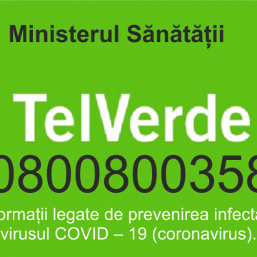 VIDEO | TEL VERDE pus la dispoziția cetățenilor pentru mai multe informații despre coronavirus