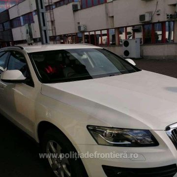 Mașină căutată în Italia, recuperată de polițiștii de frontieră din cadrul ITPF Sighetu Marmației