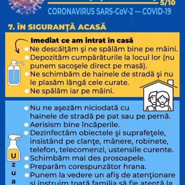 VIDEO | Bine de știut în această perioadă sunt și recomandările de bune practici la domiciliu