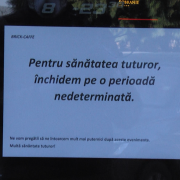 VIDEO | Localurile publice – activități suspendate