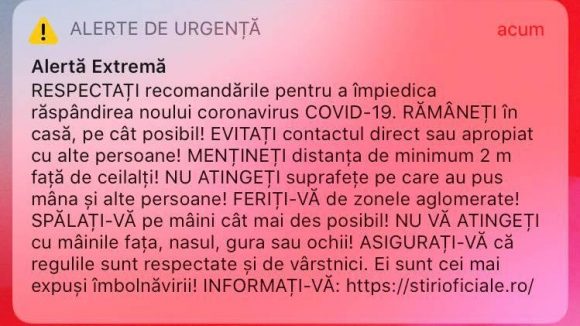 VIDEO | Atenționați și prin varianta Ro-alert VIDEO | Atenționați și prin varianta Ro-alert