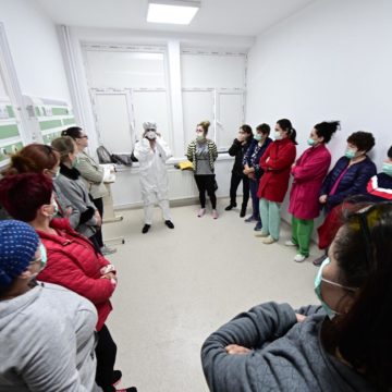 VIDEO | Primul spital suport din Baia Mare, de tratament pentru COVID-19, devine funcțional, din 8 aprilie