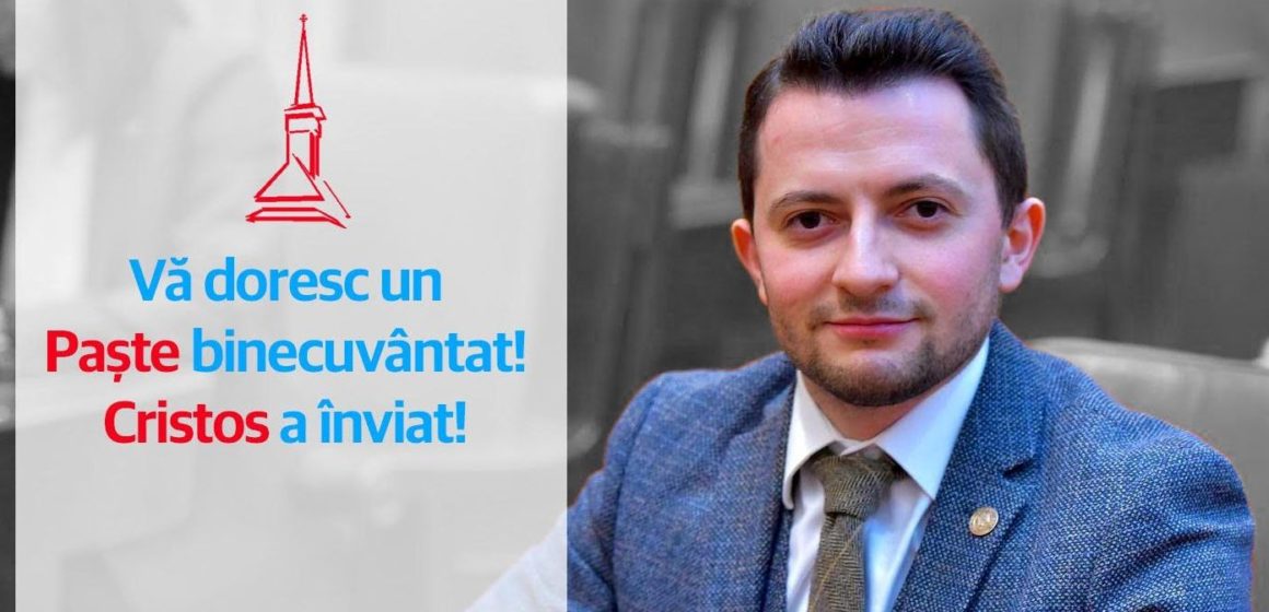 Deputatul Duruș (USR): ”Sărbătorile de Paște să ne dea forță şi înțelepciune pentru a ne bucura de marea sărbătoare, dar şi pentru a trece cu bine această perioadă complicată” 