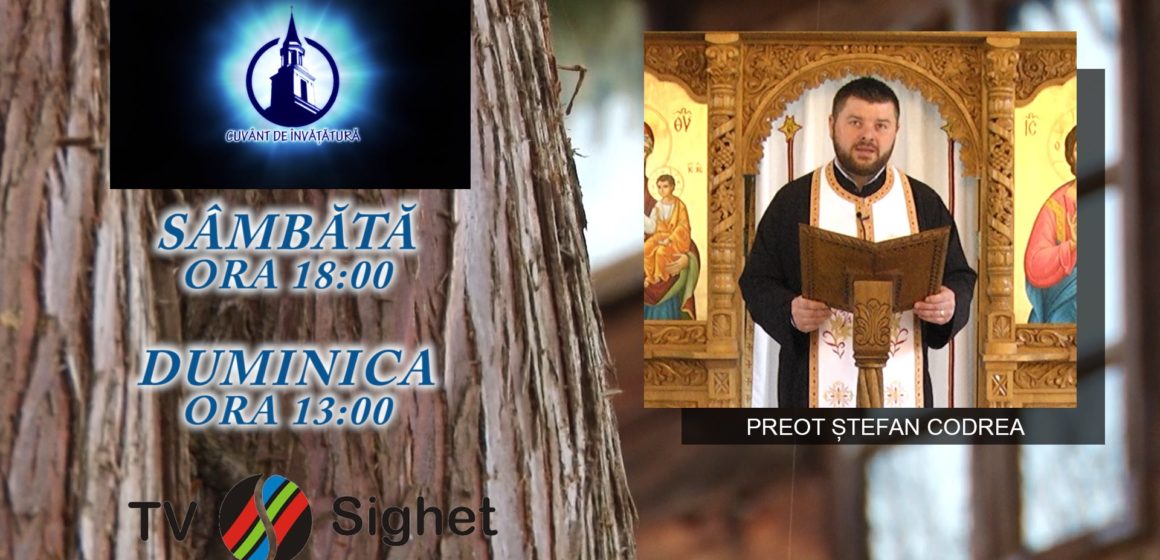 Promo | Despre semnificațiile Săptămânii Luminate, cu preotul Ștefan Codrea, la TV Sighet