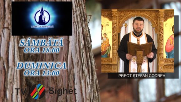 Promo | Despre semnificațiile Săptămânii Luminate, cu preotul Ștefan Codrea, la TV Sighet Promo | Despre semnificațiile Săptămânii Luminate, cu preotul Ștefan Codrea, la TV Sighet
