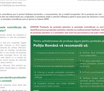 VIDEO | Campanie de informare a fermierilor spre a se păzi de produsele contrafăcute VIDEO | Campanie de informare a fermierilor spre a se păzi de produsele contrafăcute