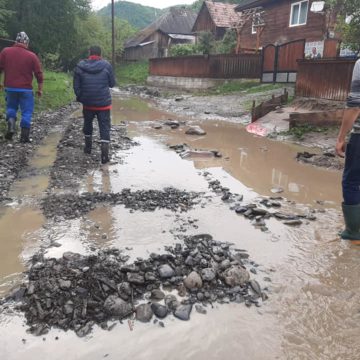 Pagube importante în Maramureș în urma ploilor torențiale de vineri