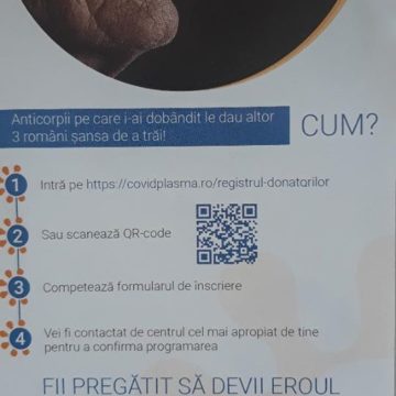VIDEO | Apel pentru donarea de plasmă