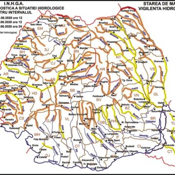 Noi avertizări meteo de vreme rea