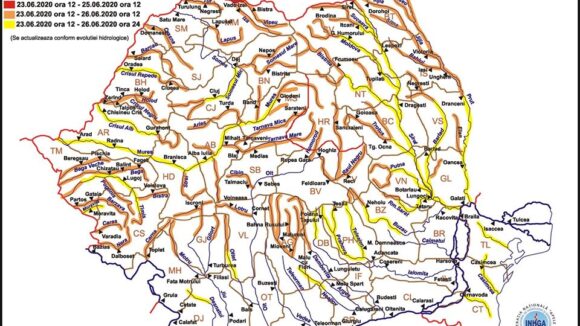 Noi avertizări meteo de vreme rea Noi avertizări meteo de vreme rea