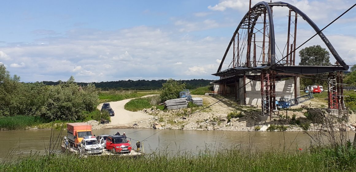 VIDEO | O nouă neprevăzută în proiectul de construire a podului peste Someș, de la Ulmeni