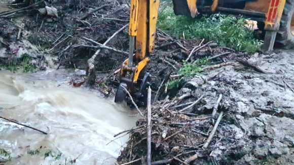 VIDEO | Pagube pricinuite de ploile abundente în Valea Chioarului