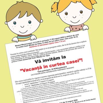 VIDEO | Muzeul Maramureșan organizează și în acest an atelierele de vară, ”Vacanța în curtea casei”