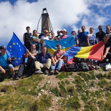 VIDEO | Ziua națională a Ucrainei și Ziua Drapelului, sărbătorite într-un mod inedit