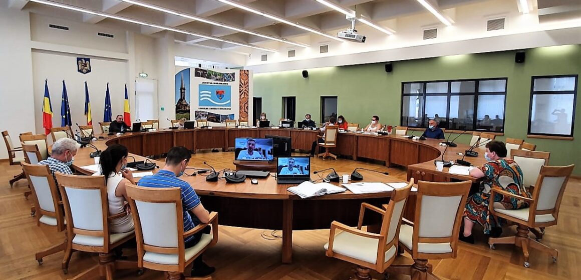 16 proiecte de hotărâre aprobate în ședința ordinară a Consiliului Județean Maramureș din luna iulie
