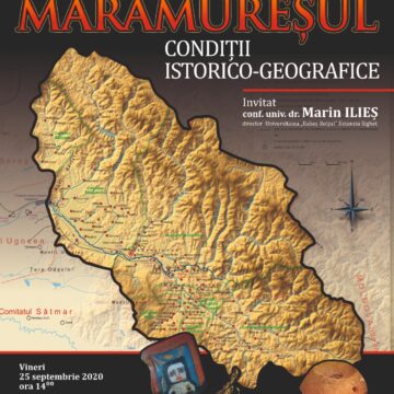 VIDEO | Conferință educativă la UBB Sighet -”Din istoria Maramureșului” -”Maramureșul- condiții istorico-geografice”