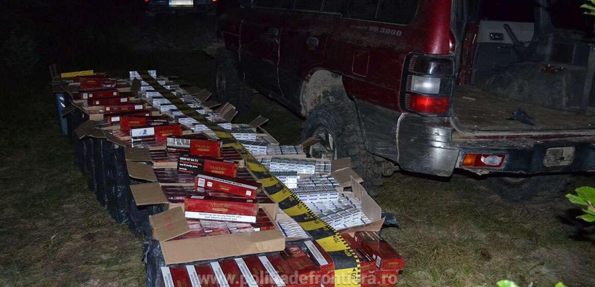 Captură de țigări de contrabandă de peste un sfert de milion de lei