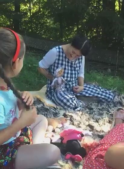 VIDEO | Zaharașka, în mijlocul copiilor din Călinești