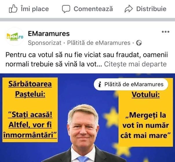 Biroul Electoral Baia Mare  a admis plângerile PNL și a cerut poliției să ia măsuri pentru oprirea campaniei ilegale a lui Gabriel Zetea și Adrian Todoran pe Facebook