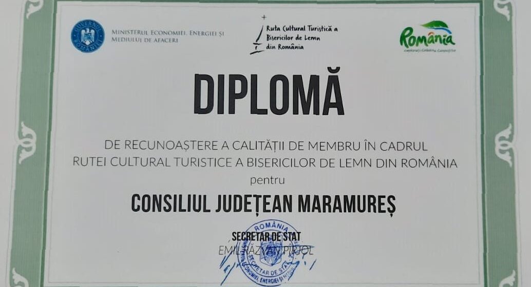 VIDEO | Consiliul Județean Maramureș a devenit  membru în cadrul Rutei Cultural Turistice a Bisericilor de Lemn din România