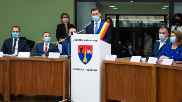 VIDEO | Ionel Bogdan a depus jurământul pentru preluarea mandatului la conducerea Consiliului Județean Maramureș
