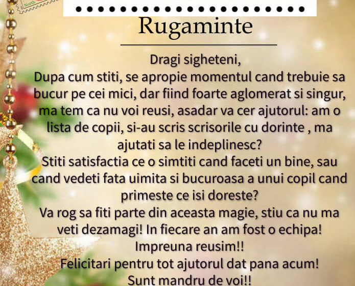 VIDEO | Proiectul ”Scrisoare către Moș Crăciun”, derulat de Asociația ”Suntem Vocea Lor”, a ajuns la cea de-a patra ediție VIDEO | Proiectul ”Scrisoare către Moș Crăciun”, derulat de Asociația ”Suntem Vocea Lor”, a ajuns la cea de-a patra ediție