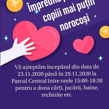 VIDEO | Clubul Interact Sighet derulează o campanie caritabilă ”Împreună putem ajuta copiii mai puțini norocoși”.