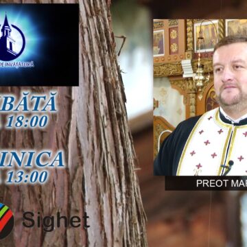 VIDEO | PROMO | Preotul Marius Iusco de la Biserica ”Nașterea Maicii Domnului” Rona de Jos, la emisiunea ”Cuvânt de învățătură” de la TV Sighet