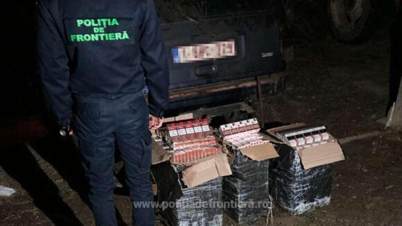 VIDEO | Grupare infracţională specializată în contrabanda cu ţigări, destructurată de poliţiştii de frontieră maramureşeni