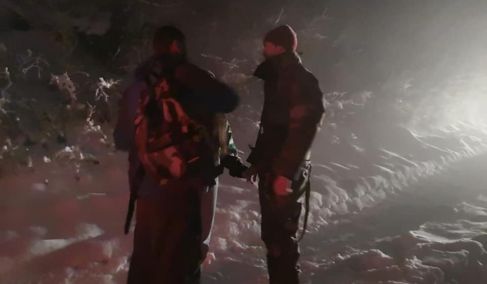 VIDEO | Interventie nocturna a SPJ Salvamont Maramureș
