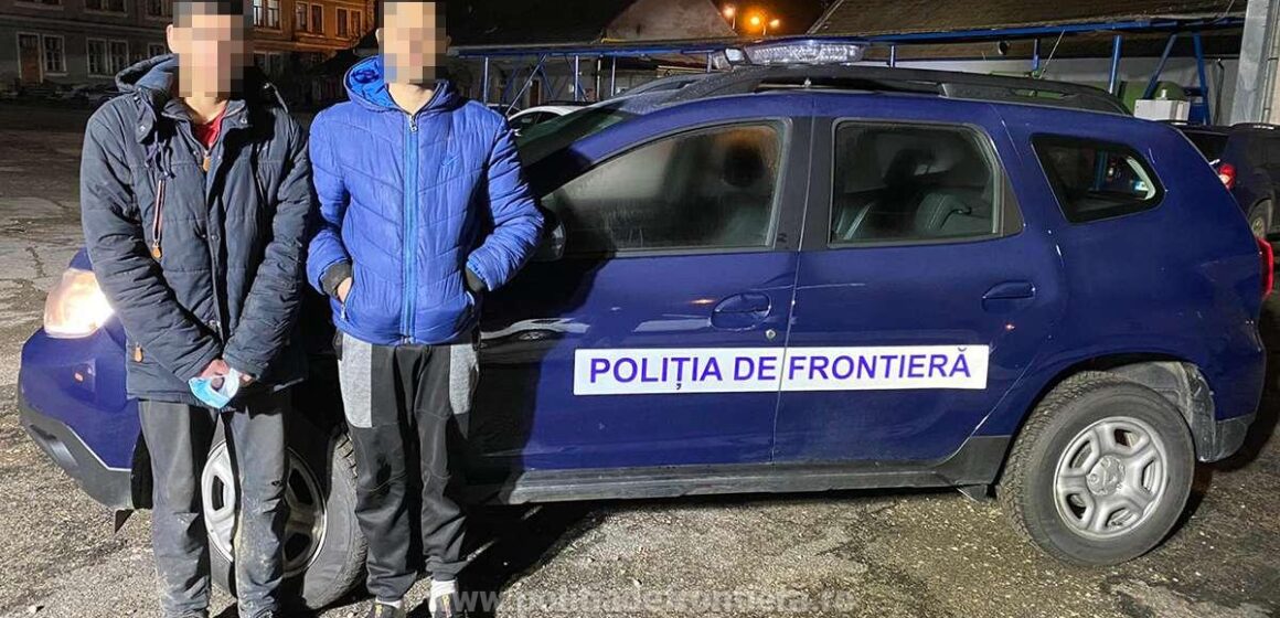 Afgani prinși de lucrători ai ITPF Sighet înainte să treacă ilegal frontiera