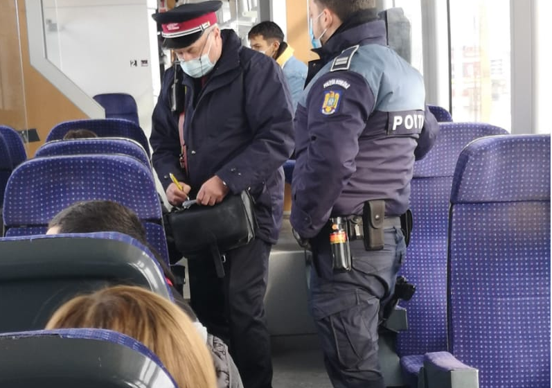 VIDEO | Acțiuni pe trenurile de călători pentru prevenirea răspândirii virusului SARS CoV19