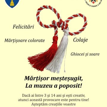 VIDEO | Proiect adresat copiilor : ”Mărțișor meșteșugit – La muzeu a poposit!”