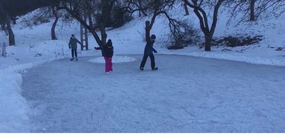 VIDEO | Senzații tari la un patinoar natural, format la poalele Dealului Solovan, în grădina unor sigheteni VIDEO | Senzații tari la un patinoar natural, format la poalele Dealului Solovan, în grădina unor sigheteni
