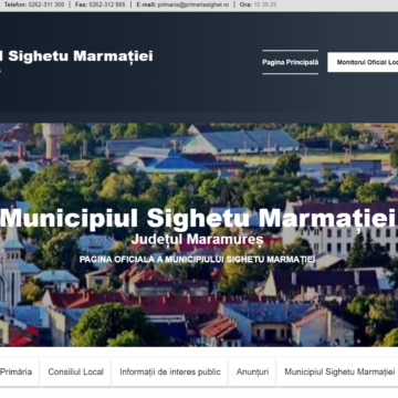 VIDEO | Primăria Sighetu Marmației are site nou