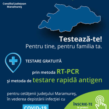 VIDEO| Maramureșenii se pot testa gratuit pentru depistarea infectării cu SARS-CoV-2