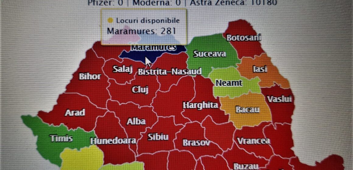 VIDEO| Harta interactivă a centrelor de vaccinare, pe tipuri de vaccin