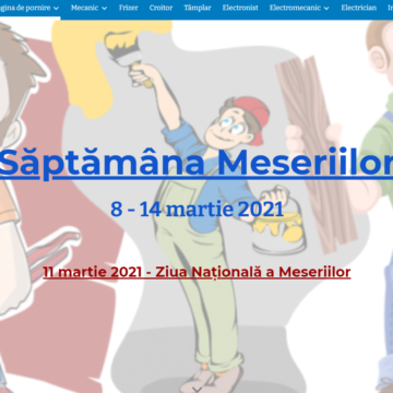 VIDEO | 08 – 14 martie 2021-Săptămâna Meseriilor