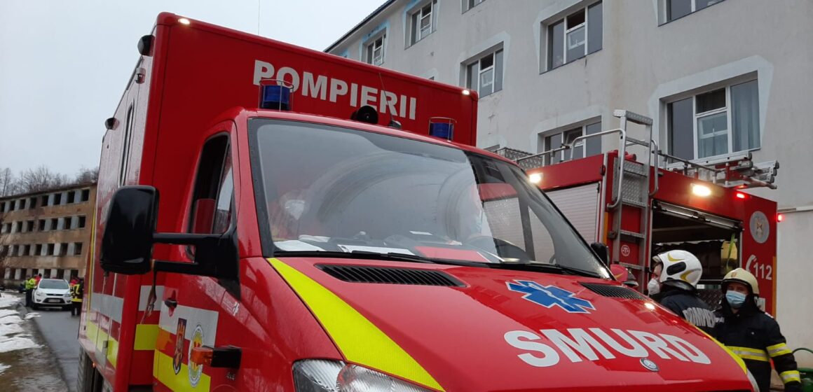 VIDEO | 112 | Incendiu la Spitalul de Psihiatrie din Cavnic