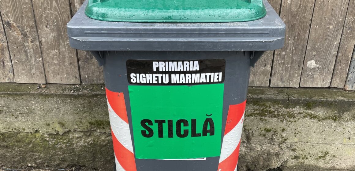 SIGHETU MARMAȚIEI: În fiecare zi de miercuri se vor colecta deșeuri de sticlă de la persoanele juridice
