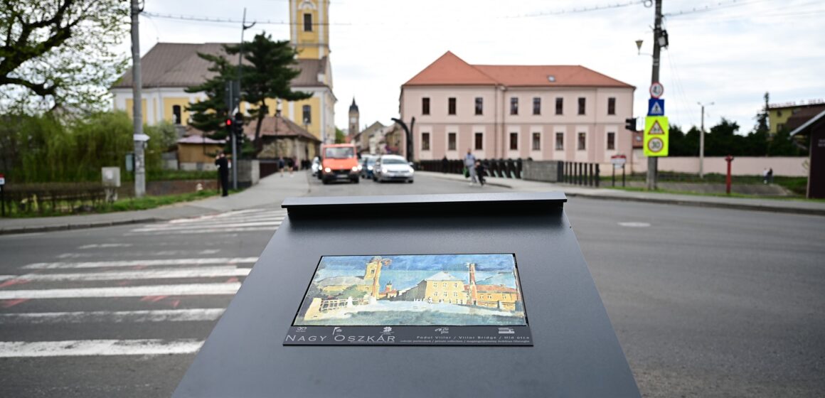 VIDEO | Panouri urbane cu replici ale unor lucrări celebre din și despre Baia Mare