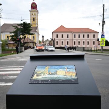 VIDEO | Panouri urbane cu replici ale unor lucrări celebre din și despre Baia Mare