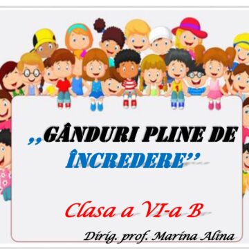 VIDEO | ”Gânduri pline de încredere”- o carte creată de copiii Școlii Gimnaziale ”George Coșbuc” din Sighet