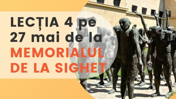 Prima lecție în direct de la Memorialul de la Sighet pentru zeci de mii de elevi din țară Prima lecție în direct de la Memorialul de la Sighet pentru zeci de mii de elevi din țară