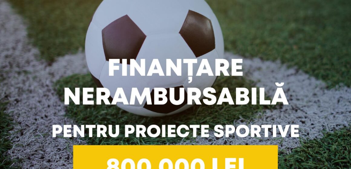 Anunț de participare la finanțare nerambursabilă a proiectelor din domeniul sport pentru ONG-uri Anunț de participare la finanțare nerambursabilă a proiectelor din domeniul sport pentru ONG-uri