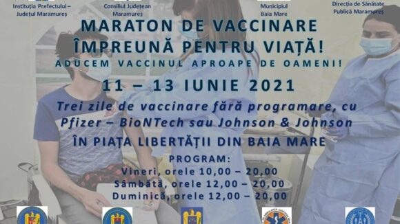 VIDEO | Maraton de vaccinare ”Împreună pentru viață” VIDEO | Maraton de vaccinare ”Împreună pentru viață”
